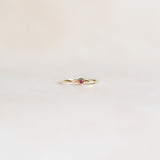 Bague Eternal OCTAVIA - Saphir rose